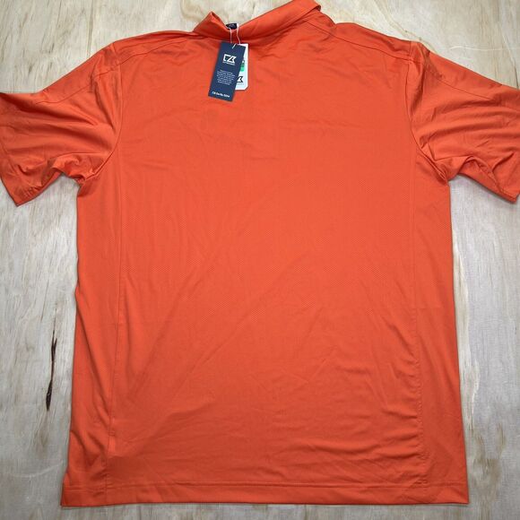 NEW XL Tall Denver Broncos Cutter Buck Throwback Forge Eco Stretch Polo Shirt - Picture 8 of 10